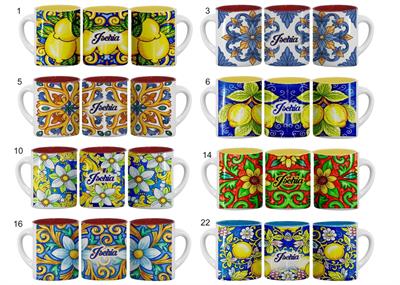 MUG CERAMICA SUBLIMAZIONE INTERNO COL. 11OZ ISCHIA