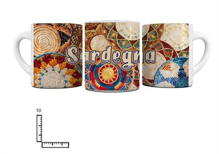 MUG CERAMICA BIANCO SUBLIMAZIONE CM10 SARDEGNA CESTI