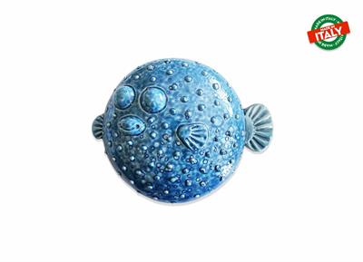 PESCE PALLA MEDIO BLU CERAMICA