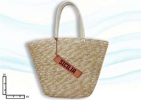 BORSA PAGLIA 49X30X16CM PERSONALIZZABILE