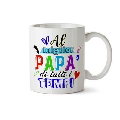 MUG CIL SUBLIMAZIONE BIANCO AL MIGLIOR PAPA'